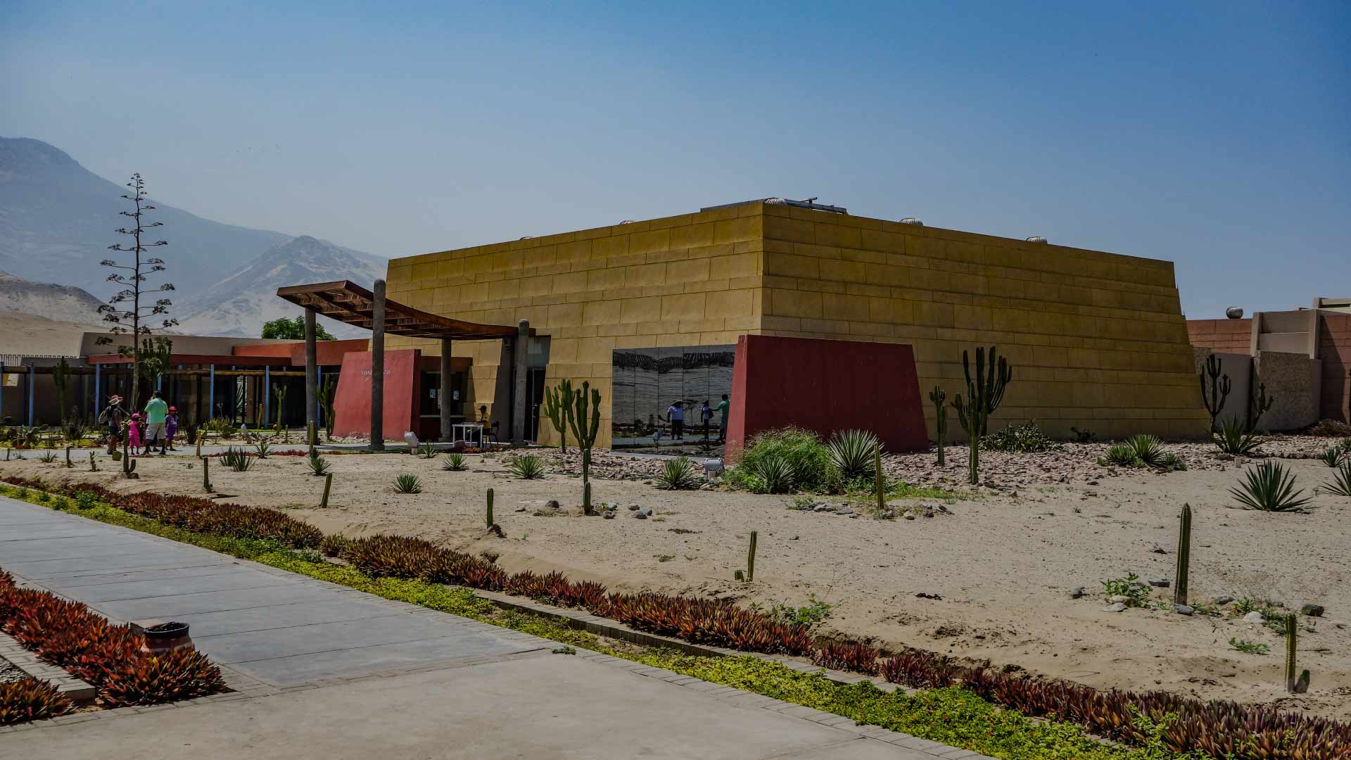 Exteriors of the Cao Museum in La Libertad