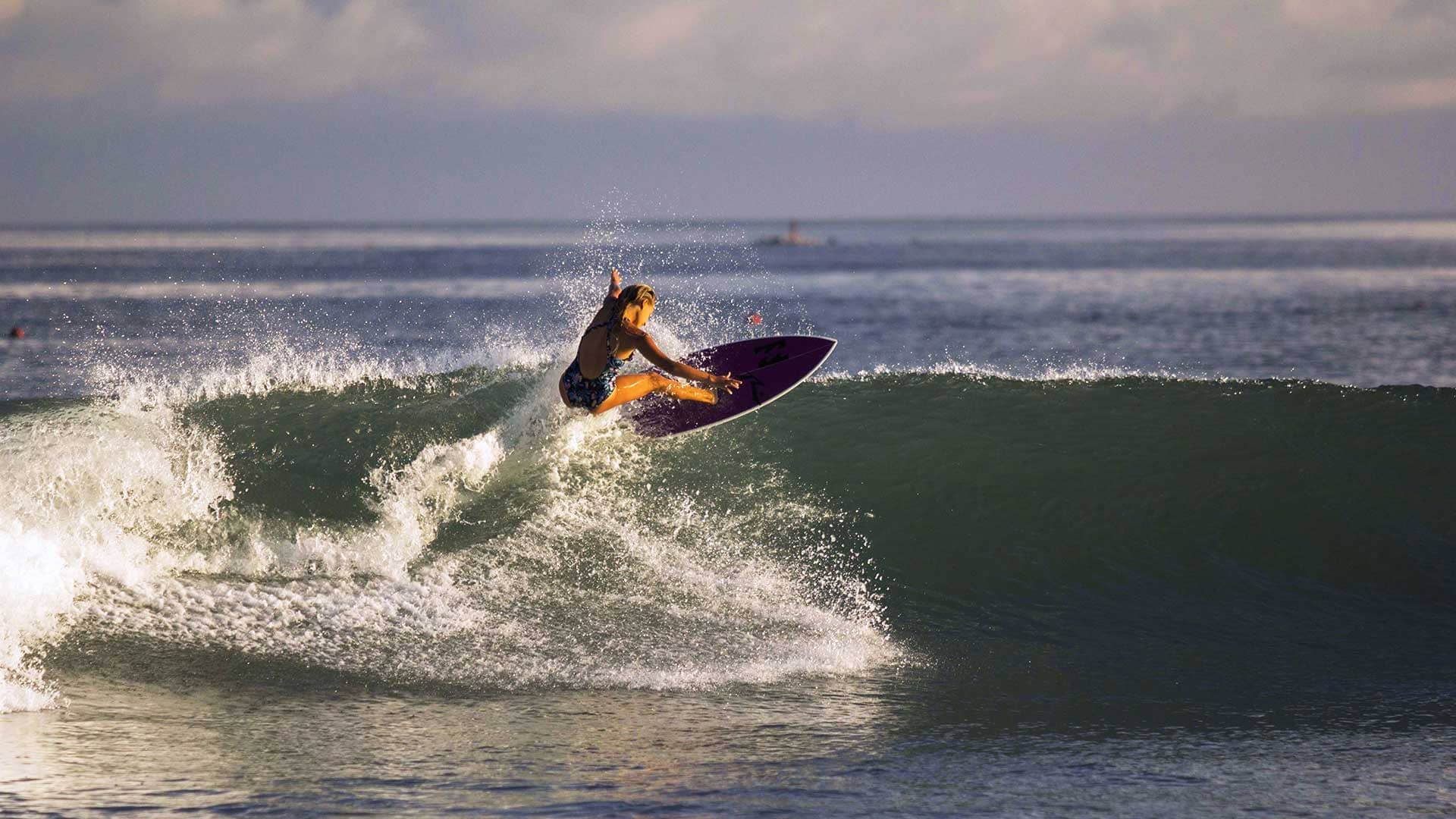 Surfing at Mancora beach